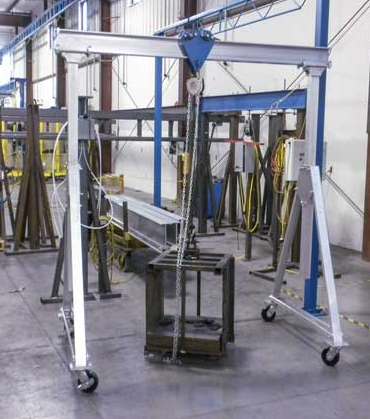 Gorbel 1000 Ibs. Aluminum Gantry Crane ALUG-1000-7.5/10.5-8