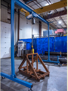 Gorbel 1 Ton Fixed Height Steel Gantry Crane FGM-1-10-8 (Legs Only)