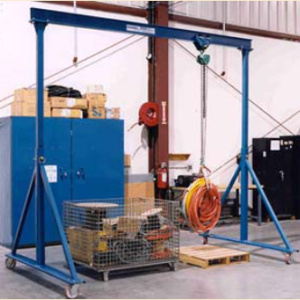 Gorbel 1 Ton Adjustable Height Steel Gantry Crane AG-1-9/12-8